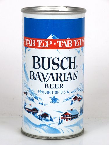 1963 Busch Bavarian Beer 10oz T52-37 Ring Top Can Saint Louis Missouri