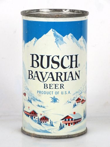 1960 Busch Bavarian Beer (5-City) 12oz 47-23v Unpictured Flat Top Can Saint Louis Missouri
