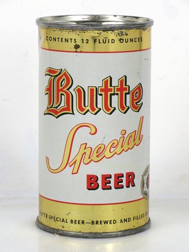 1953 Butte Special Beer 12oz 47-30 Flat Top Can Butte Montana