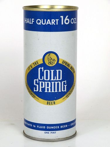 1968 Cold Spring 16oz One Pint T147-13 Ring Top Can Cold Spring Minnesota