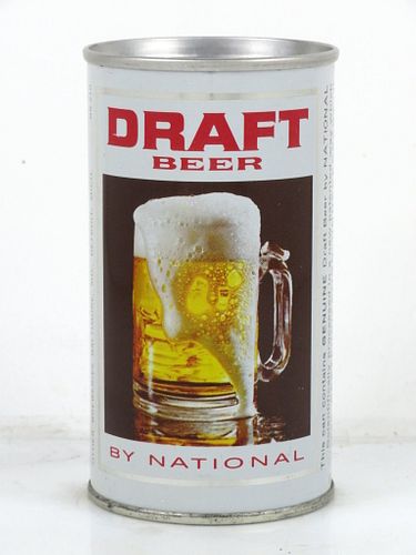 1966 Draft Beer (NB-210) 12oz T59-08 Ring Top Can Miami Florida