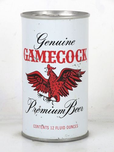 1968 Gamecock Premium Beer 12oz T67-09 Ring Top Can Cumberland Maryland