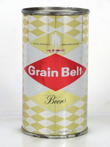 1961 Grain Belt Beer (black lettering) 12oz 74-02.2 Flat Top Can Minneapolis Minnesota