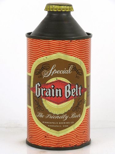 1950 Grain Belt Special Beer 12oz 167-18 High Profile Cone Top Can Minneapolis Minnesota