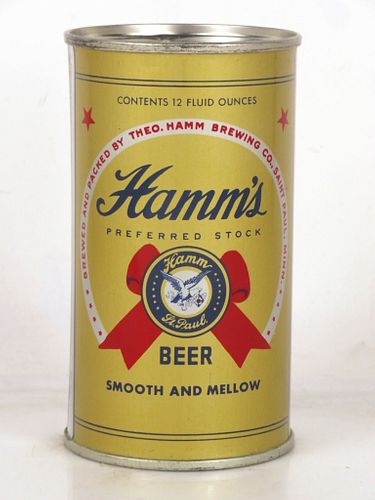 1950 Hamm's Preferred Stock Beer 12oz 79-19 Flat Top Can Saint Paul Minnesota