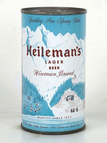 1959 Heileman's Lager Beer 12oz 81-22.2 Flat Top Can La Crosse Wisconsin