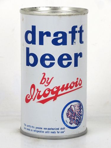 1967 Iroquois Draft Beer 12oz 86-03 Flat Top Can Buffalo New York