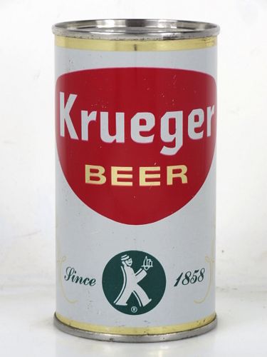 1963 Krueger Beer 12oz 90-34 Flat Top Can Cranston Rhode Island mpm