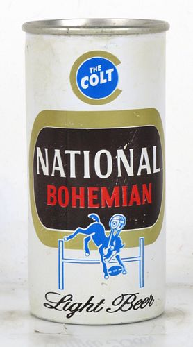 1961 National Bohemian Light Beer (FULL) 7oz 242-03 Flat Top Can Baltimore Maryland