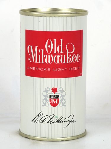 1962 Old Milwaukee Beer 12oz 107-30 Flat Top Can Wisconsin
