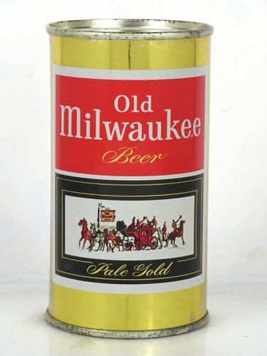 1958 Old Milwaukee Beer 12oz 107-26.2 Flat Top Can Wisconsin