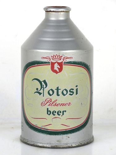1980 Potosi Pilsener Beer 12oz 198-14 Crowntainer Can Potosi Wisconsin