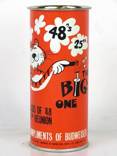 1973 Princeton Class Of 1948's 25th 16oz One Pint T219-11 Ring Top Can Saint Louis Missouri
