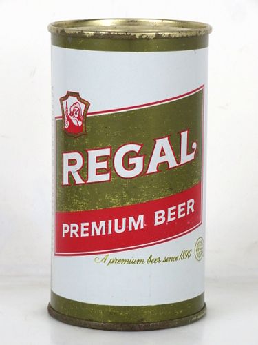 1961 Regal Premium Beer 12oz 121-32 Flat Top Can Miami Florida