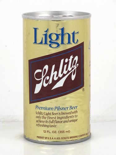 1978 Schlitz Light Beer (test) 12oz Unpictured Ring Top Can Milwaukee Wisconsin