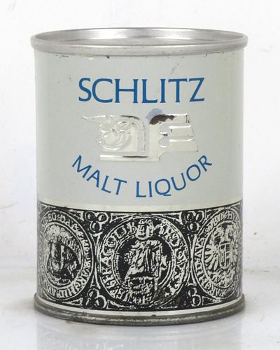 1963 Schlitz Malt Liquor 8oz 242-13 Flat Top Can Milwaukee Wisconsin