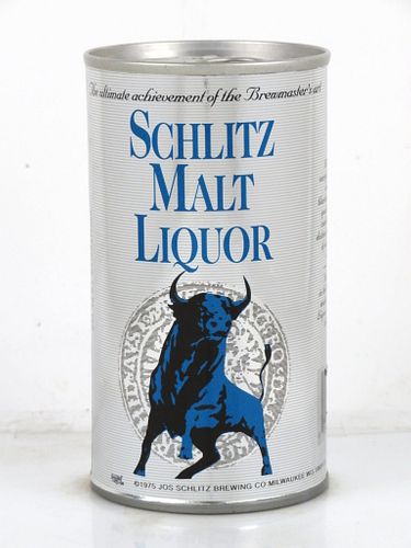 1975 Schlitz Malt Liquor (test) 12oz Unpictured Ring Top Can Milwaukee Wisconsin