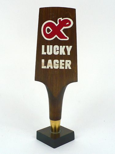 1972 Lucky Lager Beer Tap Handle San Francisco California