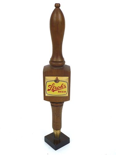 1968 Stroh's Beer Tap Handle Detroit Michigan