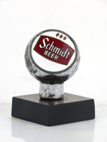 1956 Schmidt Beer Ball Tap Handle Saint Paul Minnesota