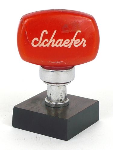 1953 Schaefer Beer Tap Handle New York New York