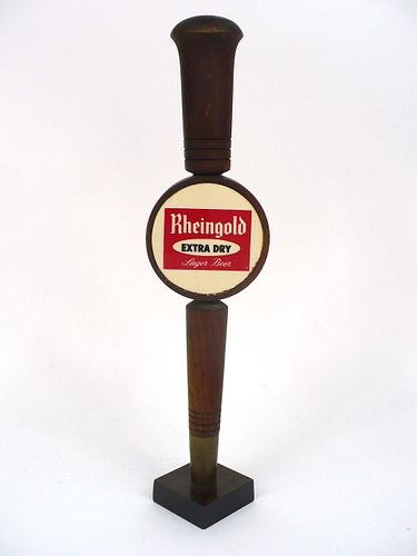 1966 Rheingold Lager Beer Tap Handle Brooklyn New York