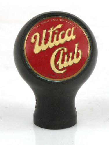 1944 Utica Club Beer Ball Tap Handle Utica New York