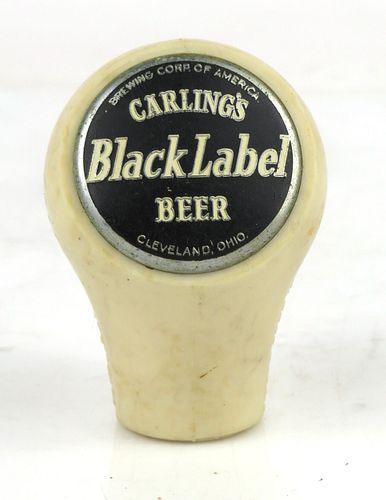 1942 Carling's Beer Ball Tap Handle Cleveland Ohio