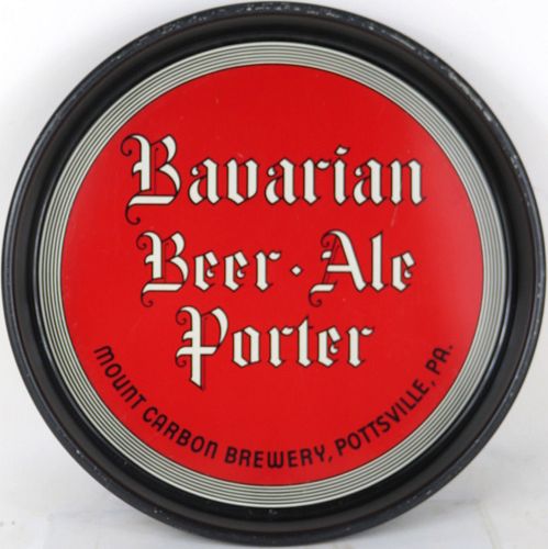 1937 Bavarian Beer-Ale-Porter 13" Serving Tray Pottsville Pennsylvania