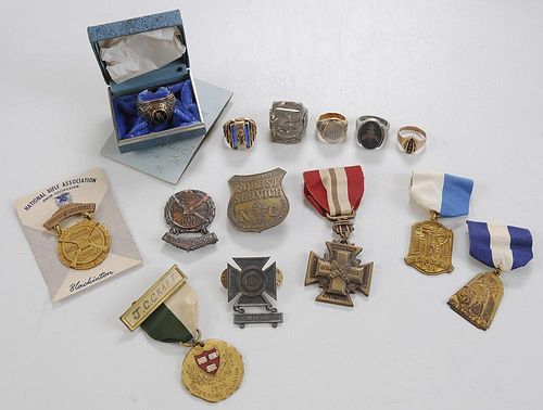 Group of Medals, Commemorative Rings