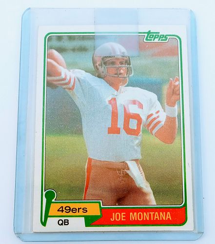 1981 Joe Montana Rookie