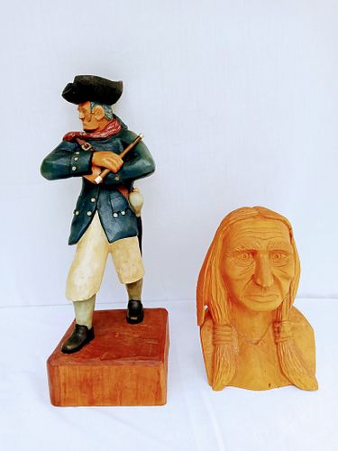 Dan Atcheson Carved Wood Sculptures