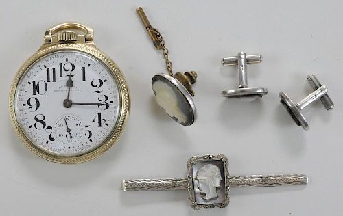 Hamilton Pocket Watch, Silver
