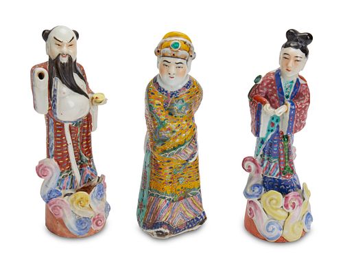 A group of Chinese porcelain figures