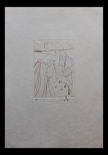 Salvador Dali- Original Engravings in color "La Ressuscite"