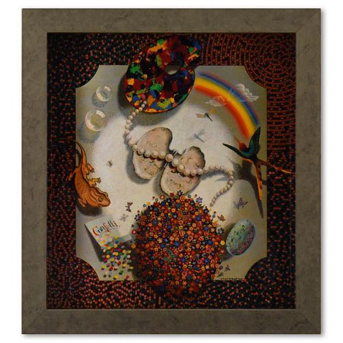 Victor Vasarely (1908-1997), "Etude Multicolore de la série Graphismes 2" Framed 1977 Heliogravure Print with Letter of Authenticity