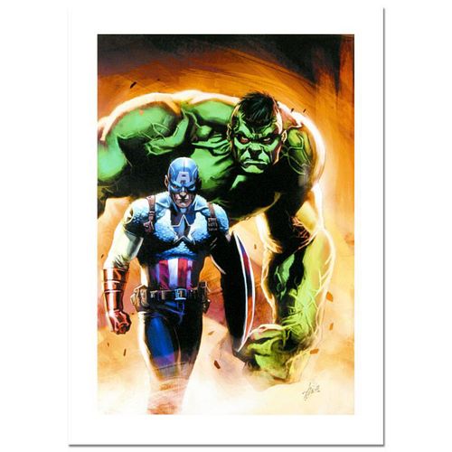 Stan Lee Signed, "Ultimate Origins #5" Numbered Marvel Comics Limited Edition Canvas by Gabriele Dell'Otto with Certificate of Authenticity.