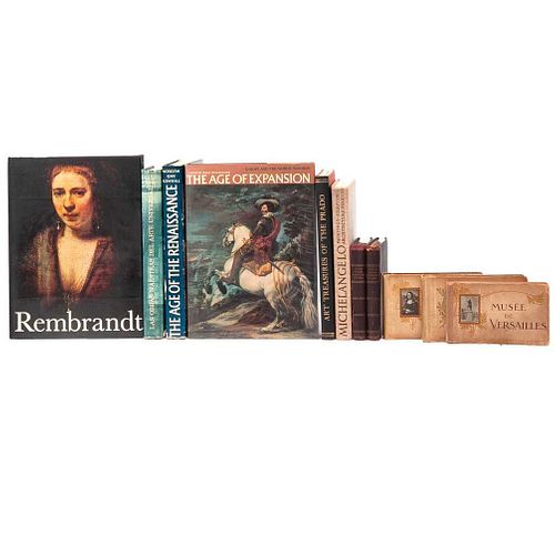 Libros sobre Arte e historia Universal. Art Treasures of the Prado Museum / Rembrandt Paintings. Piezas: 11.