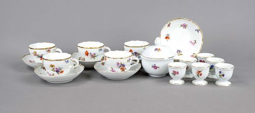 Set of 20 pieces, 5 cups with sa