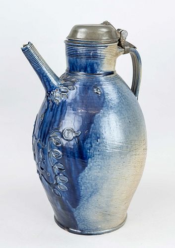 Large stoneware jug, 19th c.,
