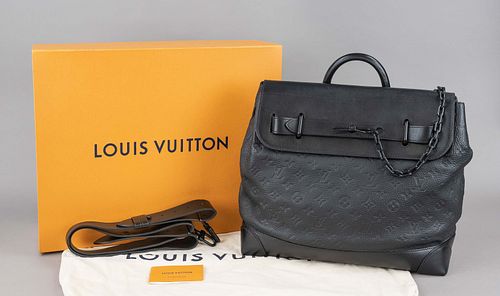 Louis Vuitton, Steamer Monogram Empreinte PM Taurillon Leather Bag