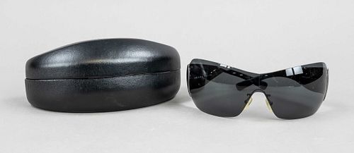 Prada, sunglasses, black plastic
