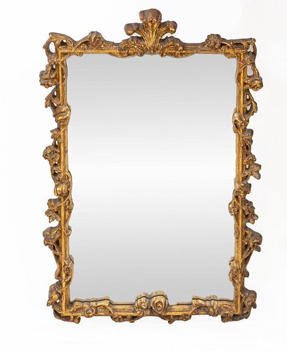 Baroque style wall mirror, 20th