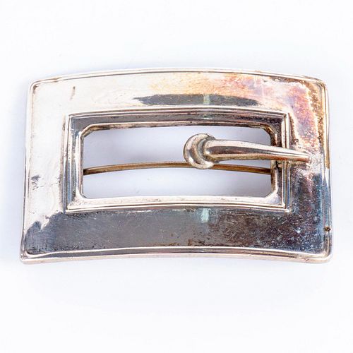 WHS Sterling Silver Sash Pin Belt Buckle