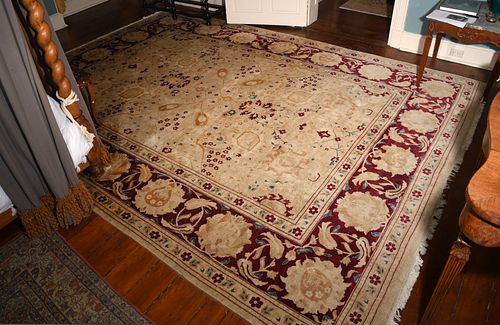 Persian Style Room Size Carpet, 12' 6" x 9'