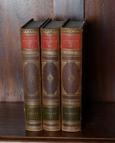 Book, The Dutch Republic, 1877, Three Volumes