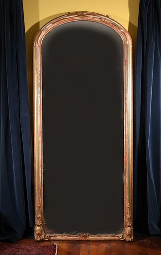 Imposing Renaissance Revival Giltwood Mirror