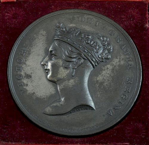 Victorian commemorative medal for Her Majesty's visit to the City of London Nov 9th 1837, in original box