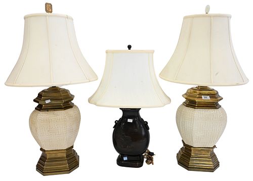 Three Table Lamps