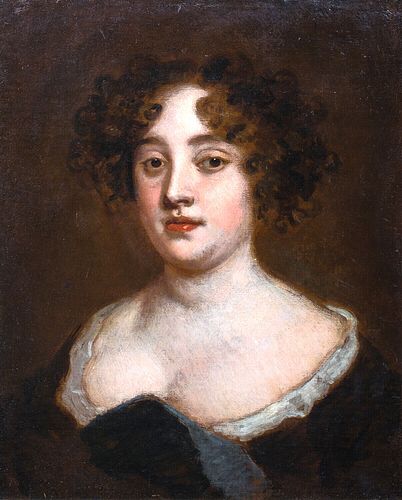  PORTRAIT OF LADY FRANKLIN OF BEDFORDSHIRE OIL PAINTING
